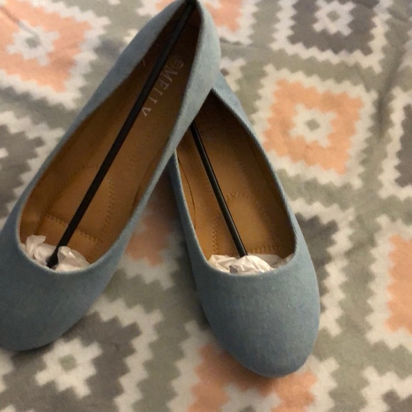 Blue Jean flats - Picture 4 of 4